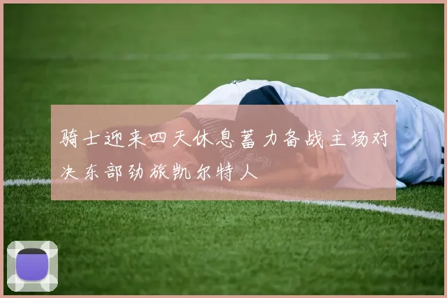 骑士迎来四天休息蓄力备战主场对决东部劲旅凯尔特人