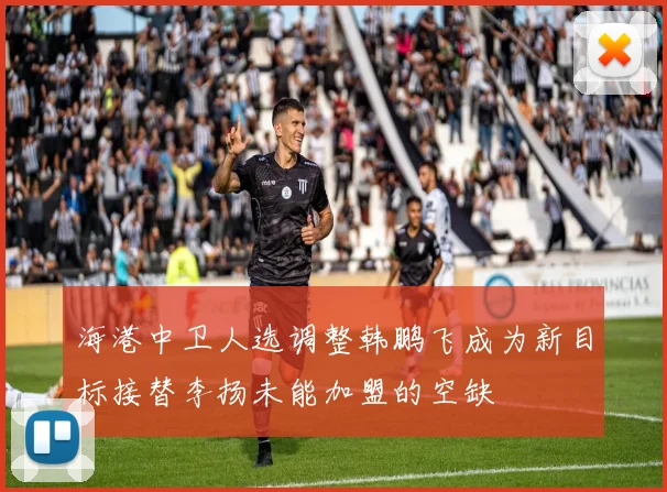 海港中卫人选调整韩鹏飞成为新目标接替李扬未能加盟的空缺